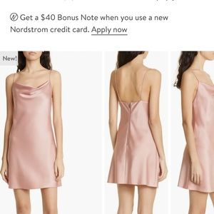 Alice and Olivia harmony slip mini dress
